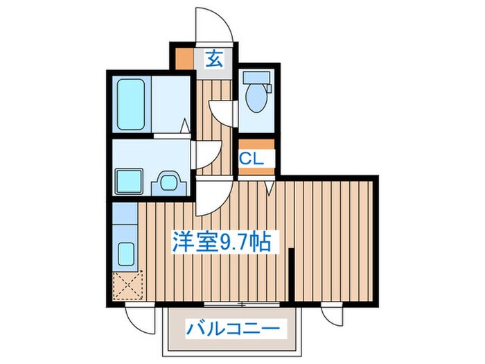 メリディアン岩沼弐番館の物件間取画像