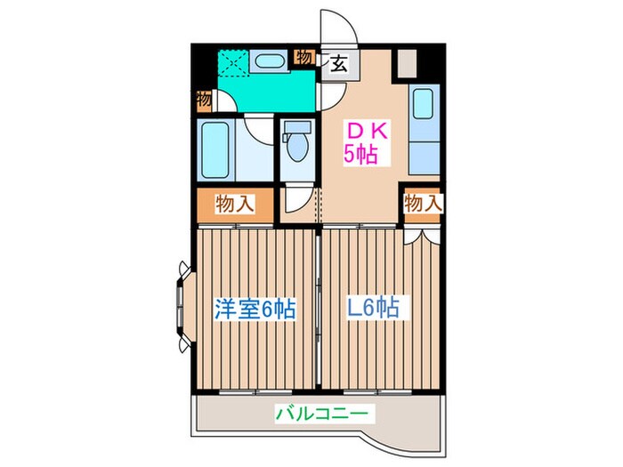 コーポフジサワ仙台の物件間取画像