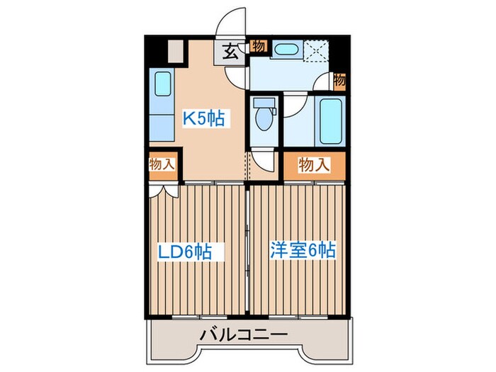 コーポフジサワ仙台の物件間取画像