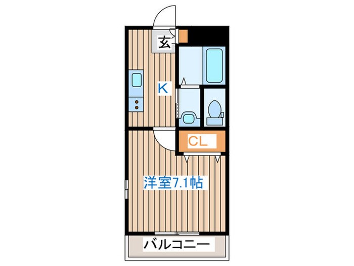 コンフォールの物件間取画像