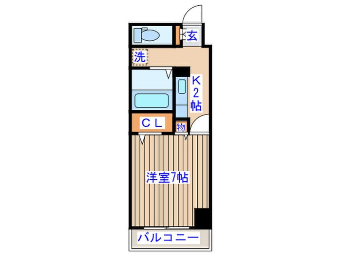 リバ－シティ上杉の物件間取画像