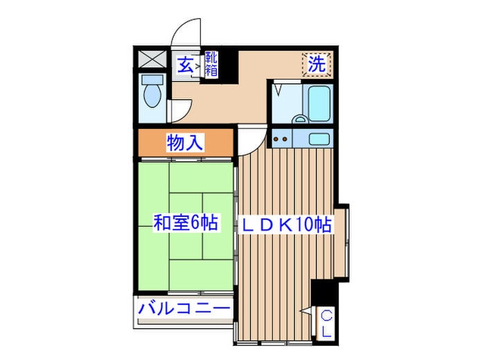 リバ－シティ上杉の物件間取画像