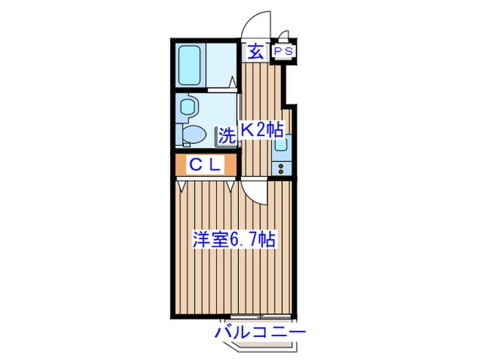 BLUE　PARKS長町の物件間取画像