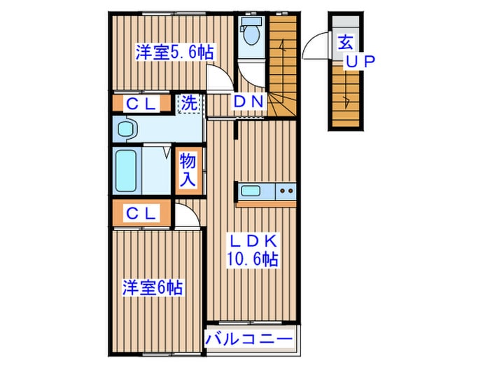 コンフォールの物件間取画像