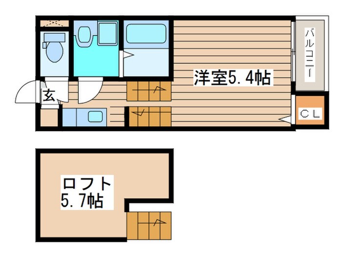 リュミエ萩野町の物件間取画像