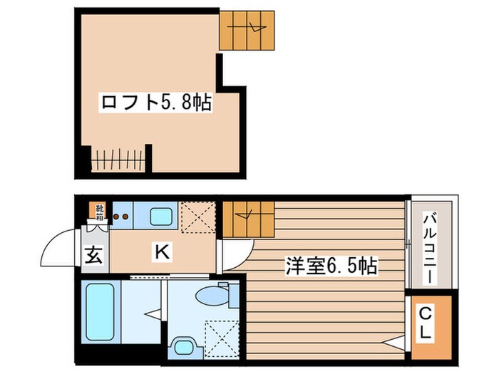 プランドール一本杉の物件間取画像