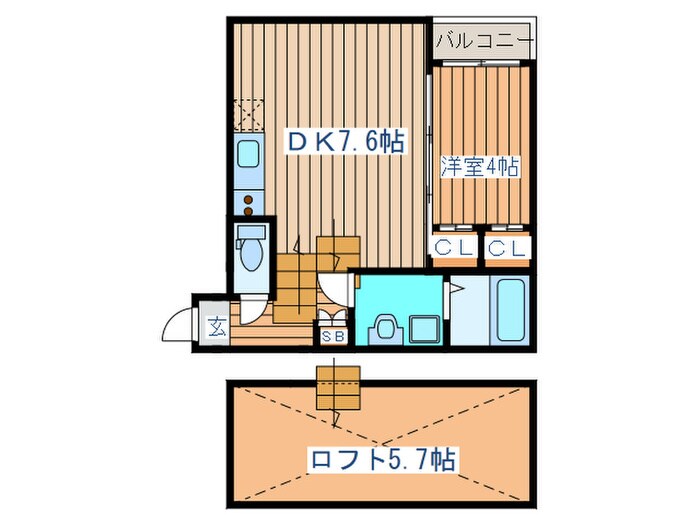 グランヴィスタ原町の物件間取画像