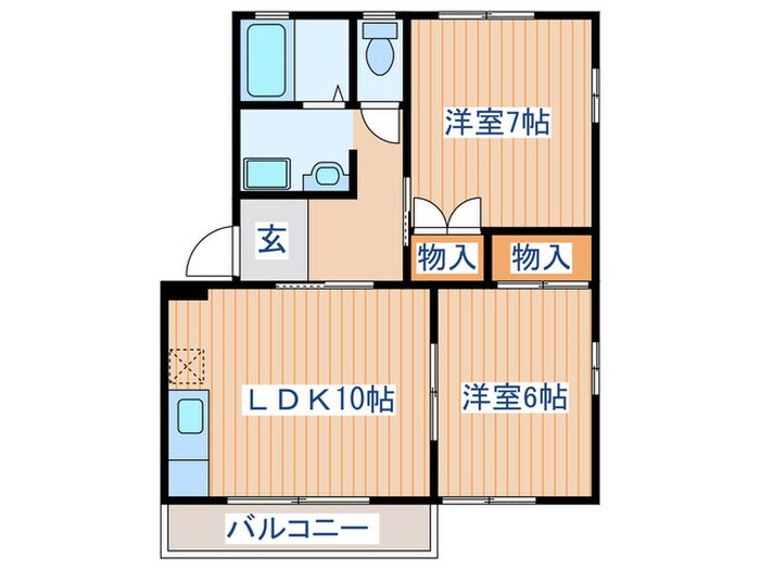 銀杏館の物件間取画像