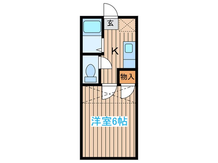 エクセルシャトー原町の物件間取画像