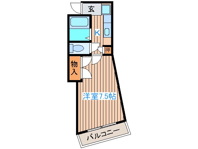 アーバンハイツ向山の物件間取画像