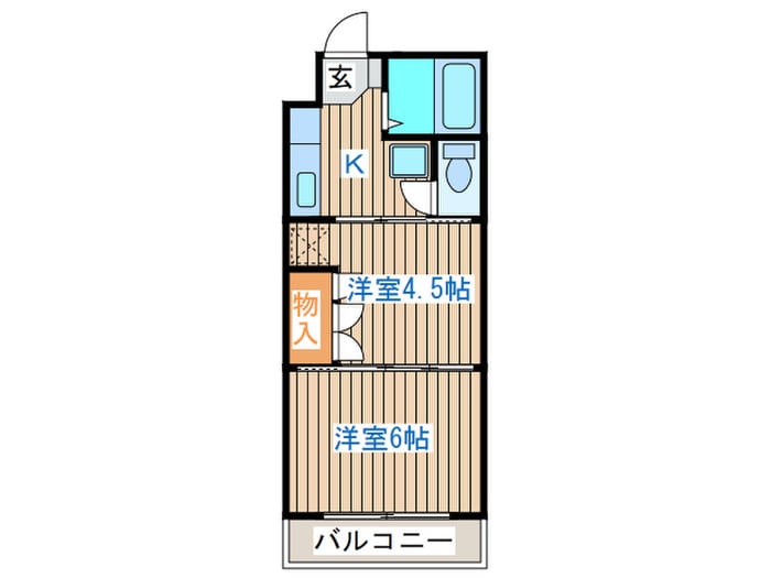 アーバンハイツ向山の物件間取画像