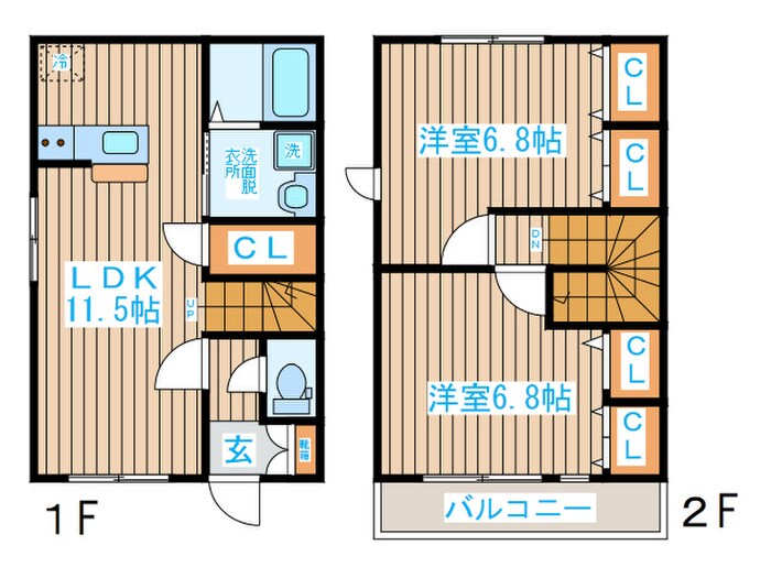 Ｂ－Ｇｒａｎｄ　Ｃｒｏｉｘの物件間取画像