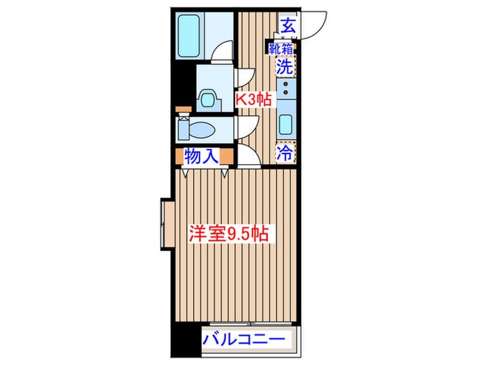 プランドビル本町の物件間取画像