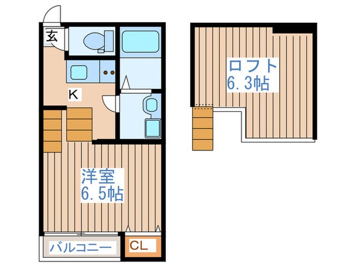 若林ベースの物件間取画像