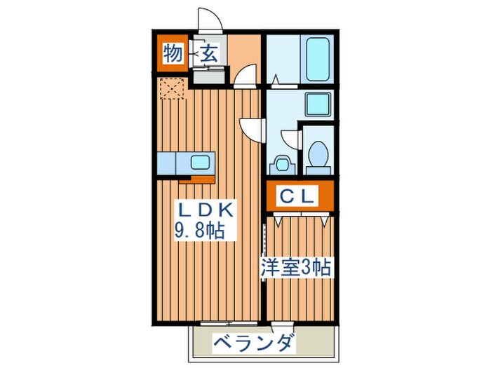 カサヴェルデ壱番館の物件間取画像