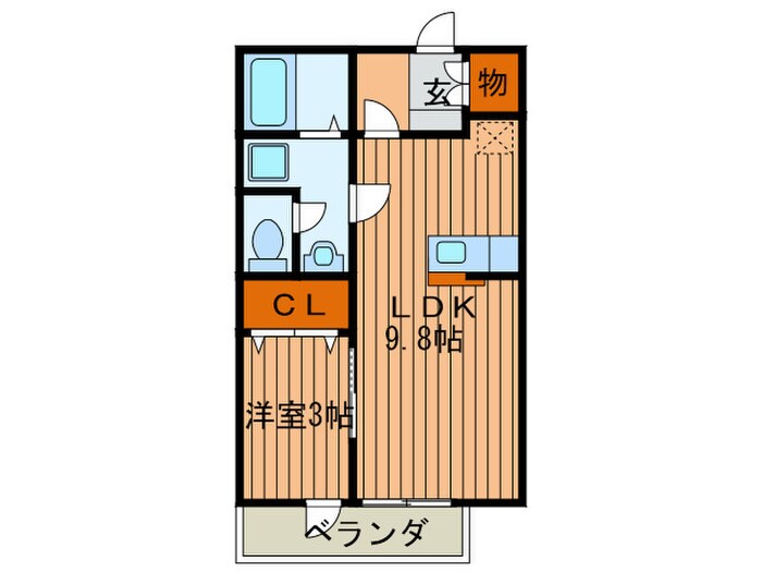 カサヴェルデ弐番館の物件間取画像