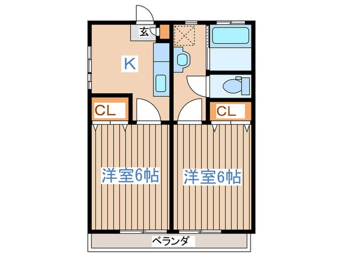 森アパートの物件間取画像