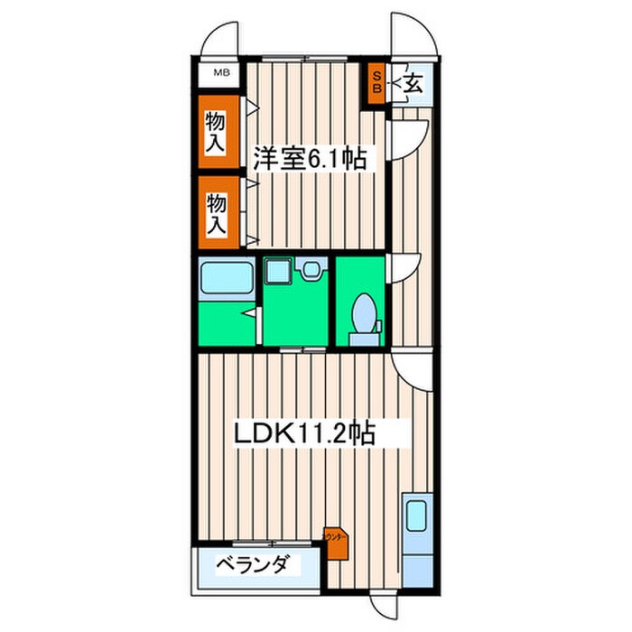 新田東レジデンス参番館の物件間取画像