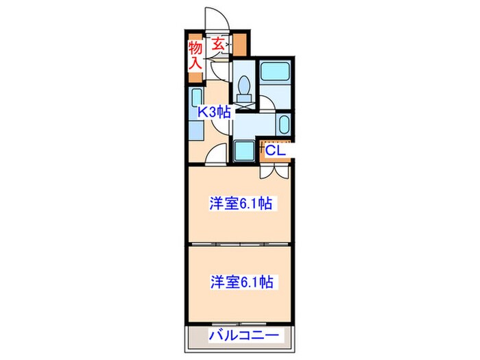 物件間取画像