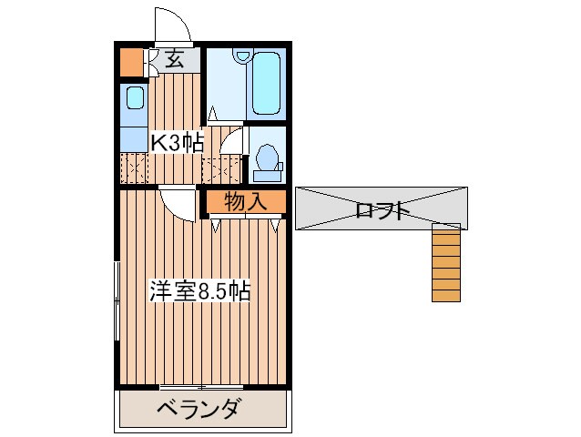 ノーブルファースト・Kの物件間取画像