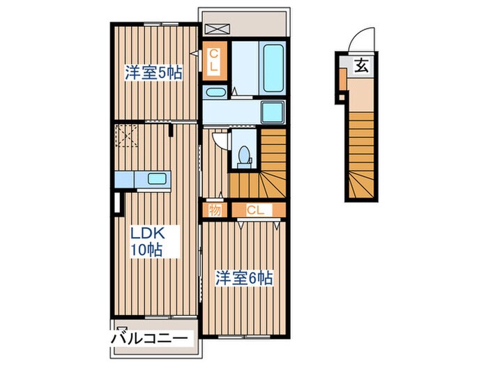 グレイスガーデン松森Ⅳの物件間取画像