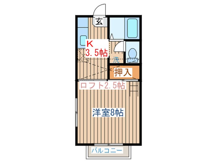 セジュ－ル・ユキの物件間取画像