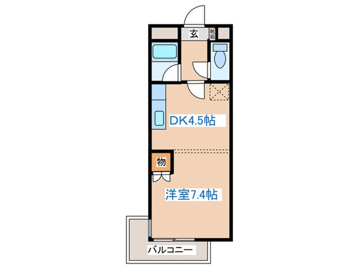 東照宮レジデンスの物件間取画像