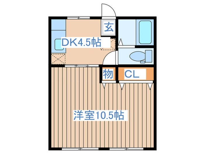 シャル西宮城野の物件間取画像