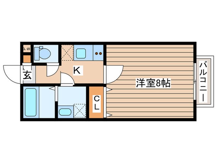 グリュックスハイム萩野町の物件間取画像