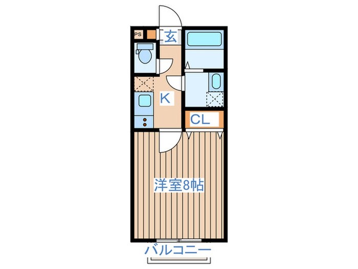 グリュックスハイム萩野町の物件間取画像