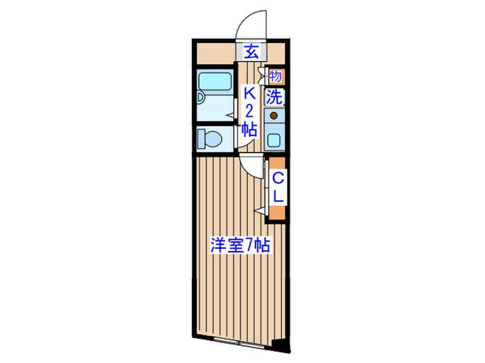 パンティオン宮町の物件間取画像