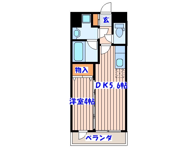 エルスタンザ子平町の物件間取画像