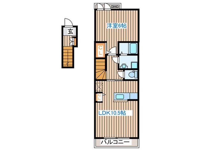 カーサ・アイリスⅣの物件間取画像