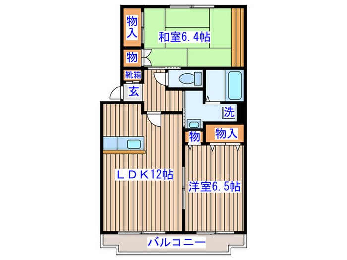 レジュウィールEの物件間取画像