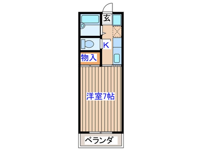 サンレモハイツ上杉の物件間取画像