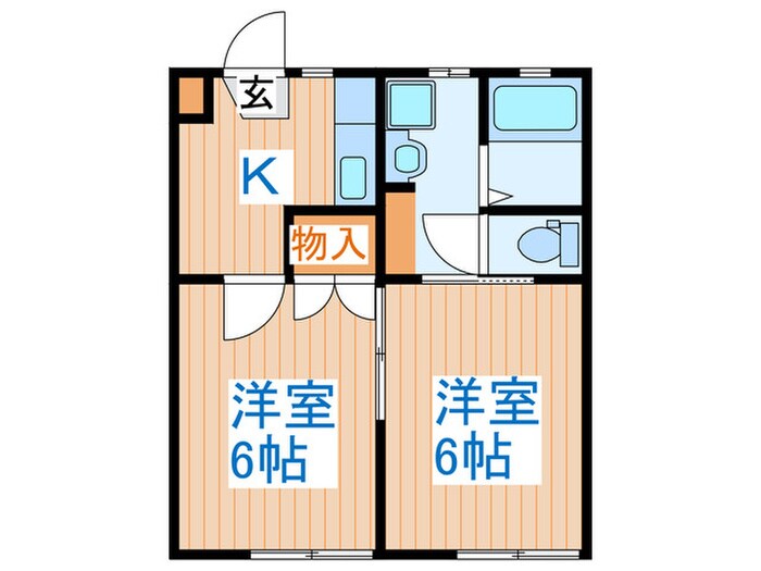 ロッキーホームの物件間取画像