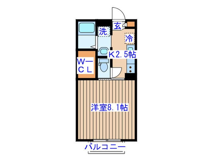 Ｄ-room小松島の物件間取画像