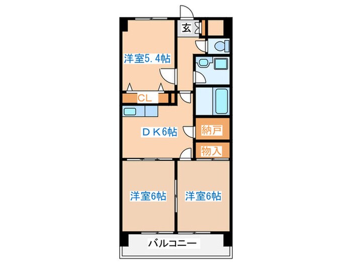 リュウセイマンションの物件間取画像