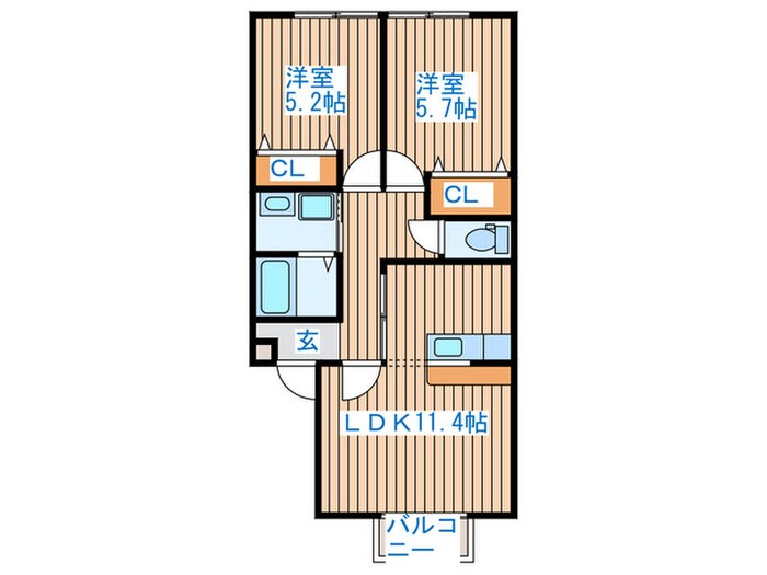 スカイフォレストの物件間取画像