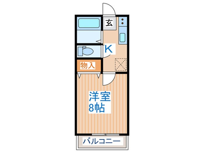 ブライトンハウスⅡの物件間取画像