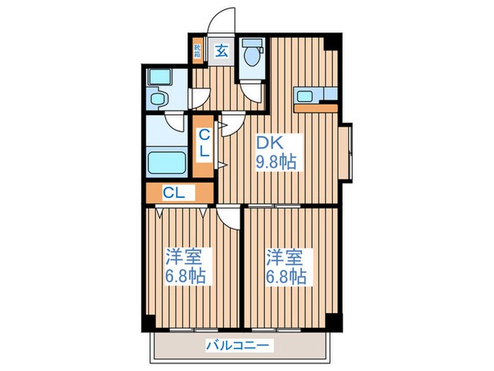 ヘリオスＩＺＵＭＩの物件間取画像