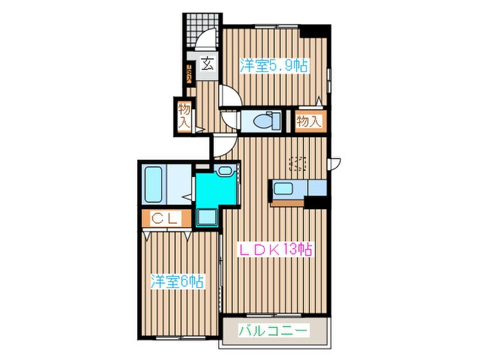 ファースト・セフィオの物件間取画像