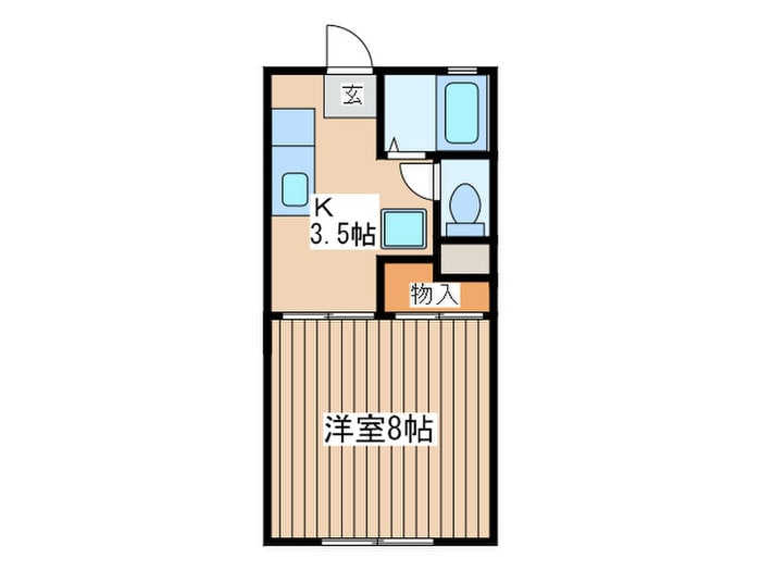 パール・サンシティの物件間取画像