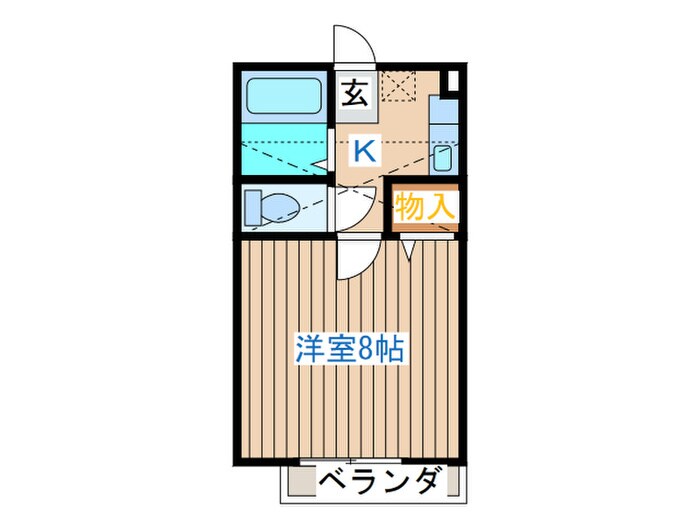 ヴァルーンレイム１３の物件間取画像