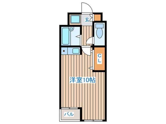 ブランドール河原町プラザの物件間取画像