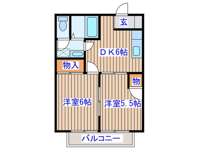 物件間取画像