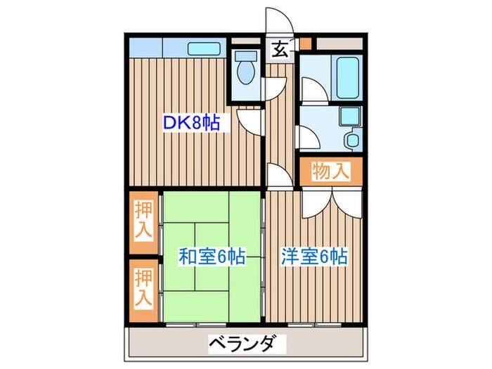 BLUE LEAFの物件間取画像