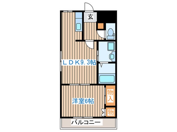 サニープレイスⅢの物件間取画像