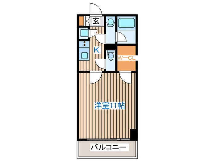 ｺﾝﾌｫｰﾄEXE新田ｽﾃｰｼｮﾝの物件間取画像