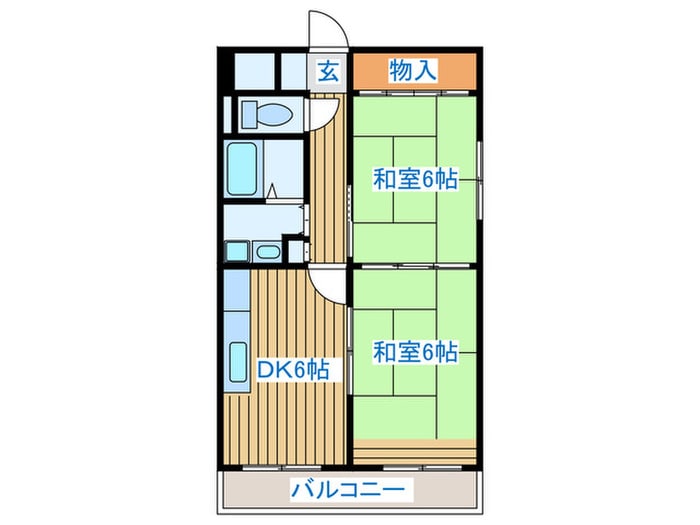 ベルソ－レ木ノ下の物件間取画像